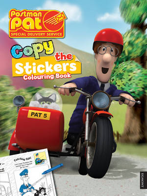 Postman Pat Copy the Sticker Colouring Book (Paperback)