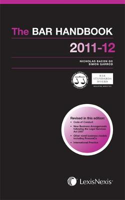 The Bar Handbook 2011-2012 (Paperback)