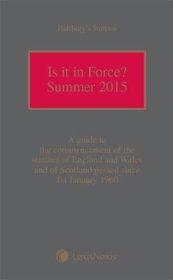 Is It In Force? Summer 2015 (Paperback)