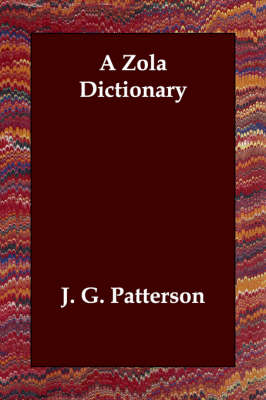A Zola Dictionary (Paperback)