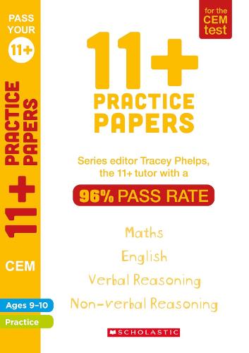 11+ Practice Papers for the CEM Test Ages 9-10 - Pass Your 11+ (Paperback)