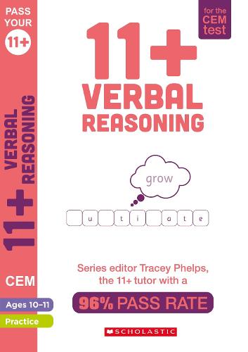 11+ Verbal Reasoning Practice and Assessment for the CEM Test Ages 10-11 - Pass Your 11+ (Paperback)