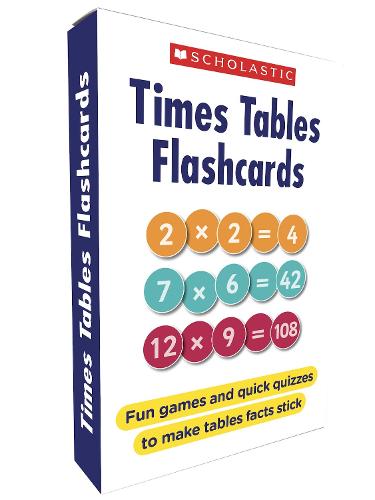 Times Tables Flashcards by Scholastic | Waterstones