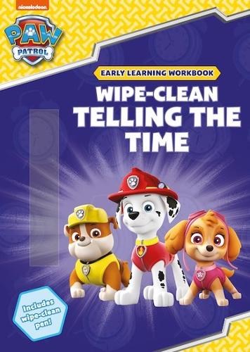 Wipe-Clean Telling the Time - Paw Patrol (Paperback)