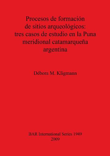Procesos de formacion de sitios arqueologicos: tres casos de estudio en la Puna meridional catamarquena argentina - British Archaeological Reports International Series (Paperback)