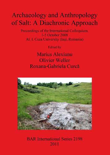Archaeology and Anthropology of Salt: Proceedings of the International Colloquium, 1-5 October 2008 Al. I. Cuza University (Iasi, Romania) - British Archaeological Reports International Series (Paperback)