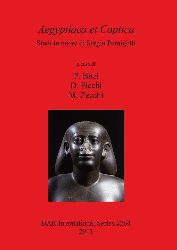 Aegyptiaca et Coptica Studi in onore di Sergio Pernigotti: Studi in onore di Sergio Pernigotti - British Archaeological Reports International Series (Paperback)