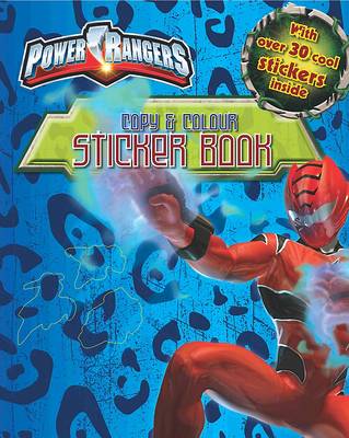 Disney "Power Rangers" Copy and Colour Sticker Book