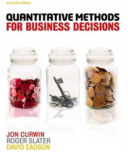 Quantitative Methods for Business Decisions (Paperback)