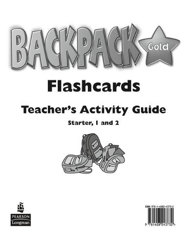 Backpack Gold: Backpack Gold Starter to Level 2 Flashcards New Edition Starter Level 2 - Backpack