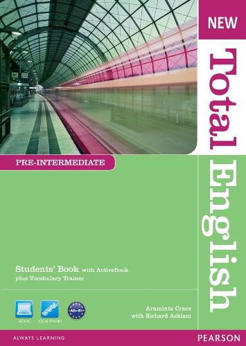 New Total English Pre-Intermediate Students' Book with Active Book Pack - Total English