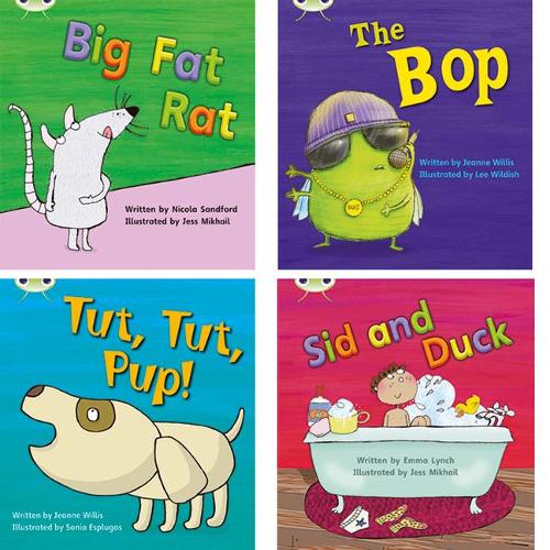 Learn to Read at Home with Bug Club Phonics: Pack 2 (Pack of 4 fiction books)  by Jeanne Willis, Emma Lynch | Waterstones