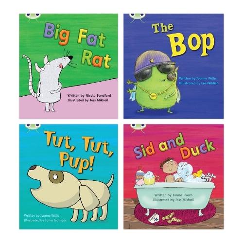 Learn to Read at Home with Bug Club Phonics: Pack 2 (Pack of 4 fiction books)  by Jeanne Willis, Emma Lynch | Waterstones