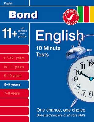 Bond 10 Minute Tests English 8-9 Years (Paperback)
