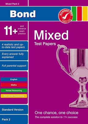 Bond 11+ Test Papers Mixed Pack 2 Standard (Paperback)