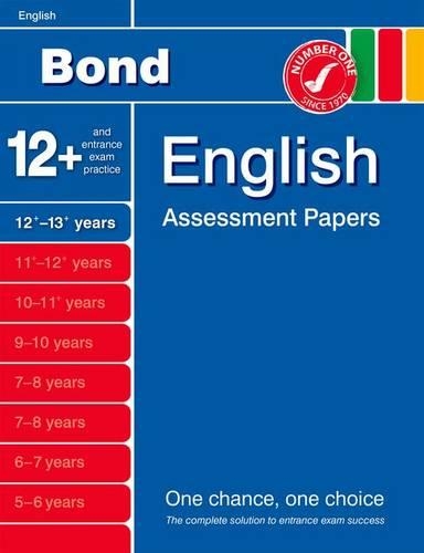 Bond English Assessment Papers 12+-13+ Years (Paperback)