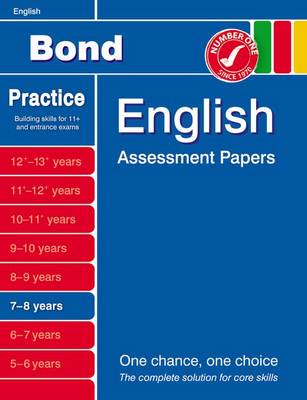 Bond English Assessment Papers 7-8 Years (Paperback)