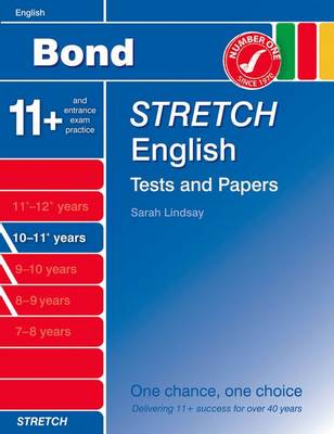 Bond Stretch English Tests and Papers 10-11+ Years (Paperback)