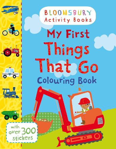 My First Things That Go Colouring Book (Paperback)