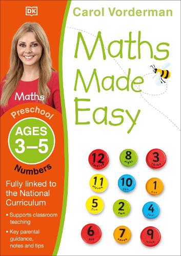 Maths Made Easy: Numbers, Ages 3-5 (Preschool): Supports the National Curriculum, Maths Exercise Book - Made Easy Workbooks (Paperback)
