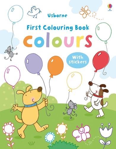 Colours Colouring Book with Stickers - First Colouring Books with stickers (Paperback)