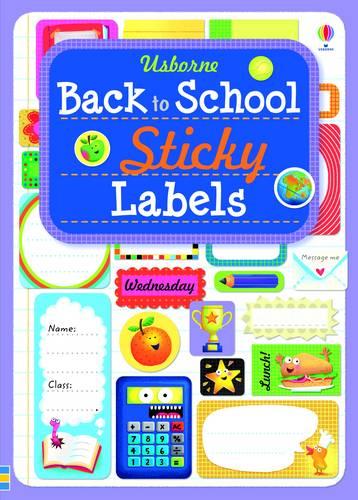 Back To School Sticky Labels By Candice Whatmore Waterstones