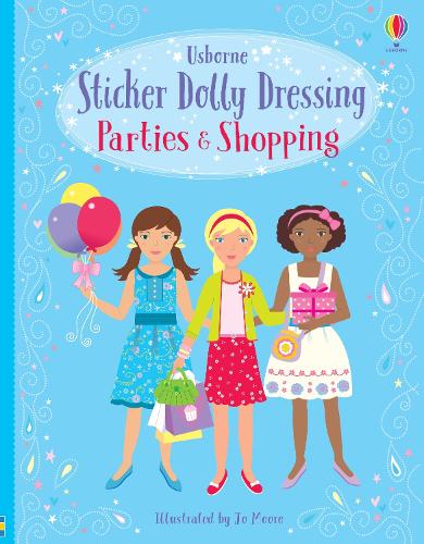 Sticker Dolly Dressing Parties & Shopping - Fiona Watt