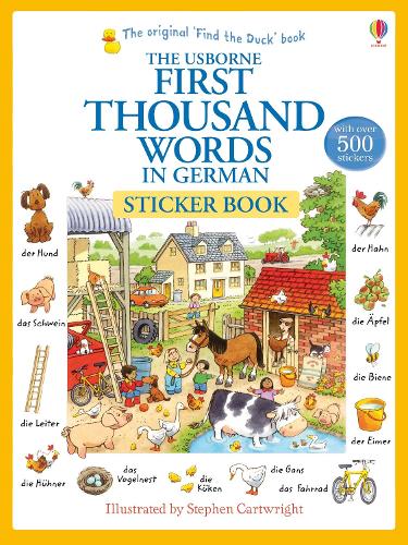 First Thousand Words In German Sticker Book - First Thousand Words (Paperback)