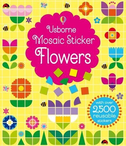 Mosaico Sticker Mosaic Sticker Flowers by Kirsteen Robson, Carly Davies | Waterstones