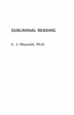 Subliminal Reading (Paperback)