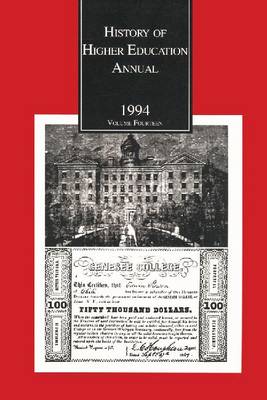 History of Higher Education Annual: 1994 - History of Higher Education Annual (Paperback)