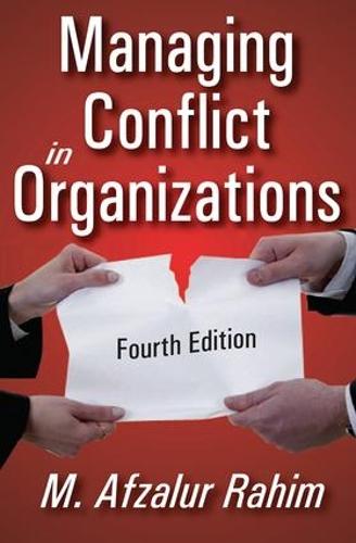 Managing Conflict in Organizations (Hardback)