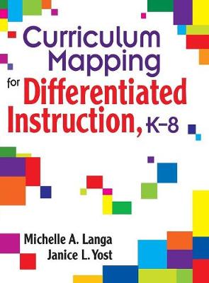 Curriculum Mapping for Differentiated Instruction, K-8 (Hardback)