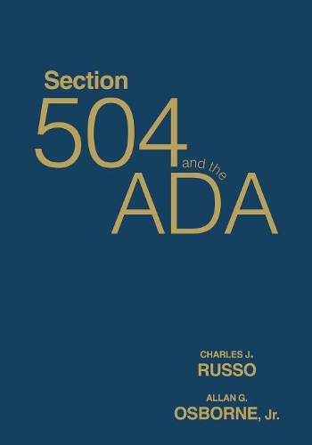 Section 504 and the ADA (Paperback)