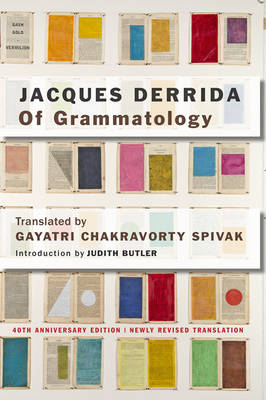 Cover of Of Grammatology