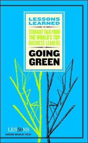 Going Green - Harvard Lessons Learned (Paperback)