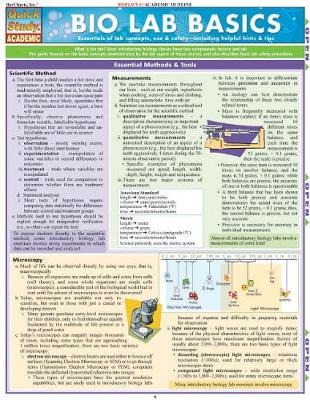 Bio Lab Basics: Reference Guide