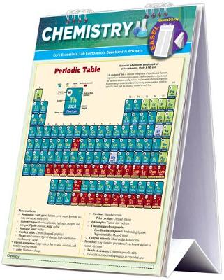 Chemistry Easel Book: a QuickStudy Reference Tool - Core Essentials, Periodic Table, Lab Companion, Equations & Answers (Spiral bound)