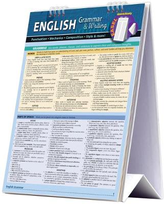 English Grammar & Writing Easel Book: a QuickStudy reference tool for Punctuation, Mechanics, Composition, Style, & More (Spiral bound)