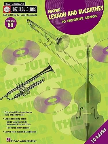 More Lennon and Mccartney: 10 Favorite Songs - Jazz Play Along 58