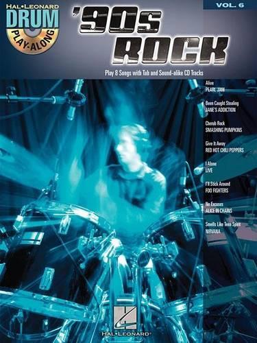 Drum Play-Along Volume 6: '90s Rock (Paperback)