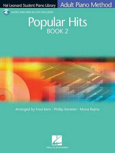 Hal Leonard Student Piano Library Adult Piano Method: Popular Hits Book 2 (Book/Online Audio) (Paperback)