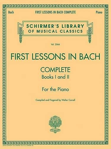 First Lessons In Bach 1 & 2 Complete (Book)