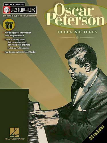 Jazz Play-Along Volume 109: Oscar Peterson (Paperback)
