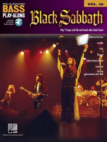 Bass Play-Along Volume 26: Black Sabbath (Book/Online Audio) (Paperback)