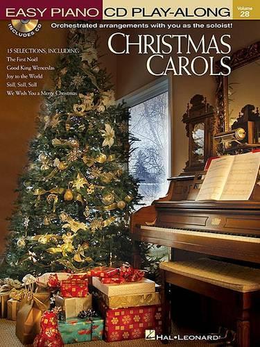 Easy Piano CD Play-Along Volume 28: Christmas Carols (Paperback)