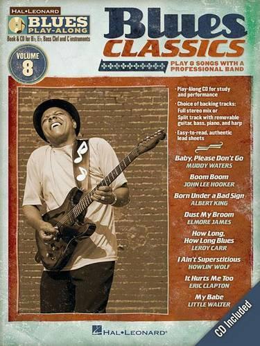 Blues Play-Along Volume 8: Blues Classics (Paperback)