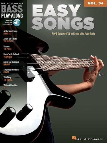 Bass Play-Along Volume 34: Easy Songs (Book/Online Audio) (Paperback)