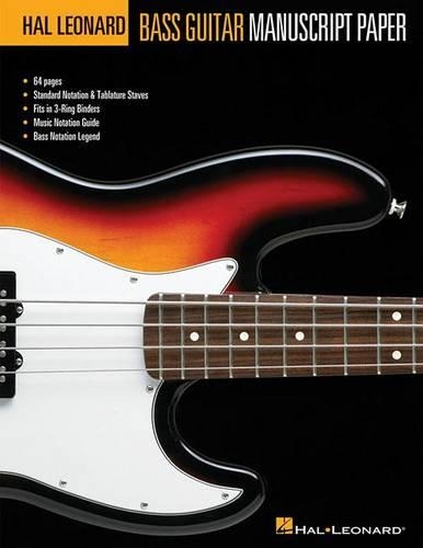 Hal Leonard Bass Guitar Tab Manuscript Paper (Paperback)