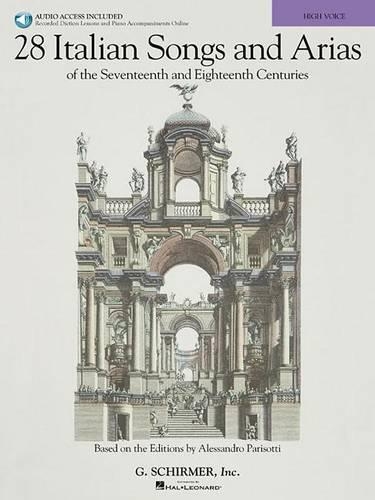 28 Italian Songs And Arias Of The 17th And 18th Centuries - High Voice (Book/Online Audio) (Paperback)